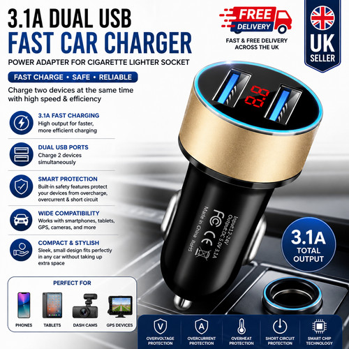 Dual usb fast - dual, charger